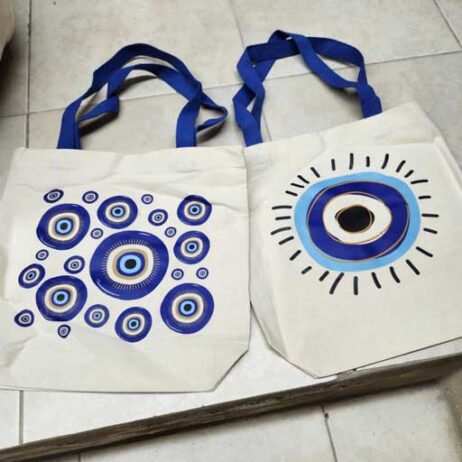 evil eye tote bags
